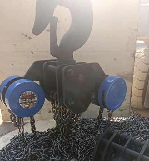 手拉倒链保障大型设备和物料运输任务安全完成