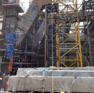 手拉倒链在钢结构吊装位形调整中的应用