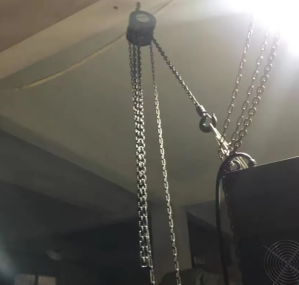 倒链在吊装笋干压榨机中的应用好处